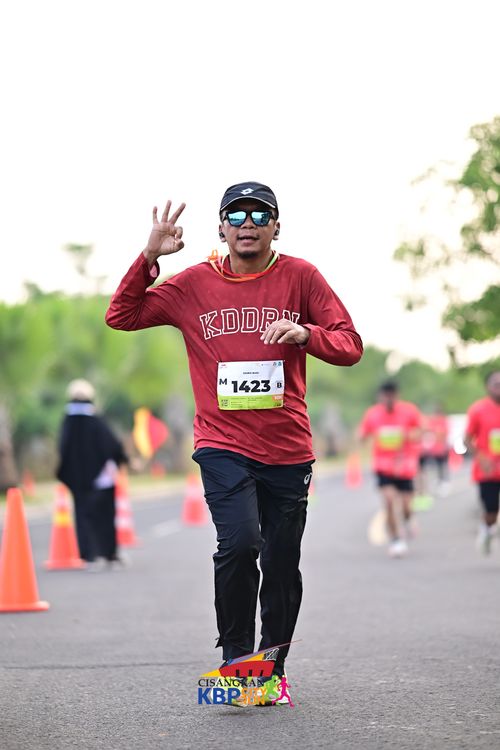 Race photo from CISANGKAN KBP CITY RUN 2025