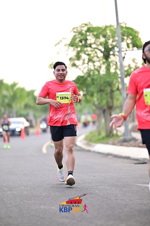 Race photo from CISANGKAN KBP CITY RUN 2025