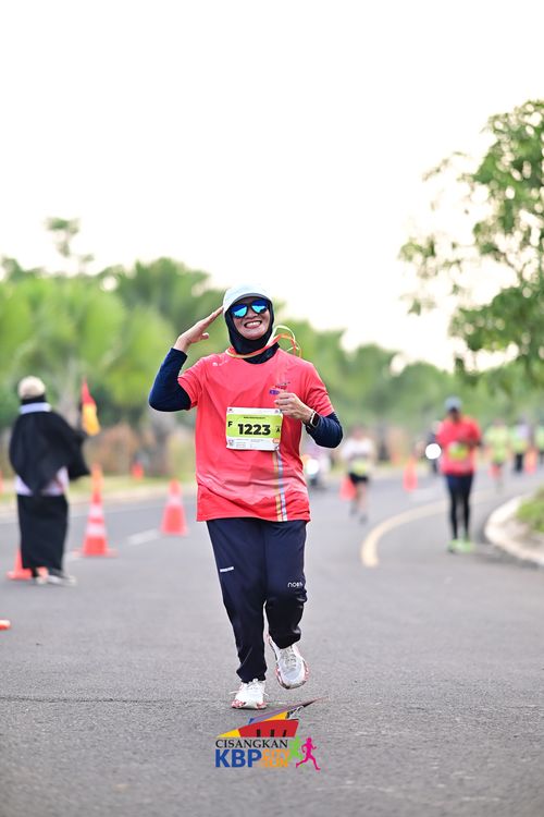 Race photo from CISANGKAN KBP CITY RUN 2025