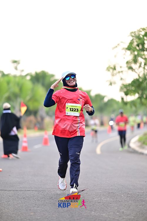 Race photo from CISANGKAN KBP CITY RUN 2025