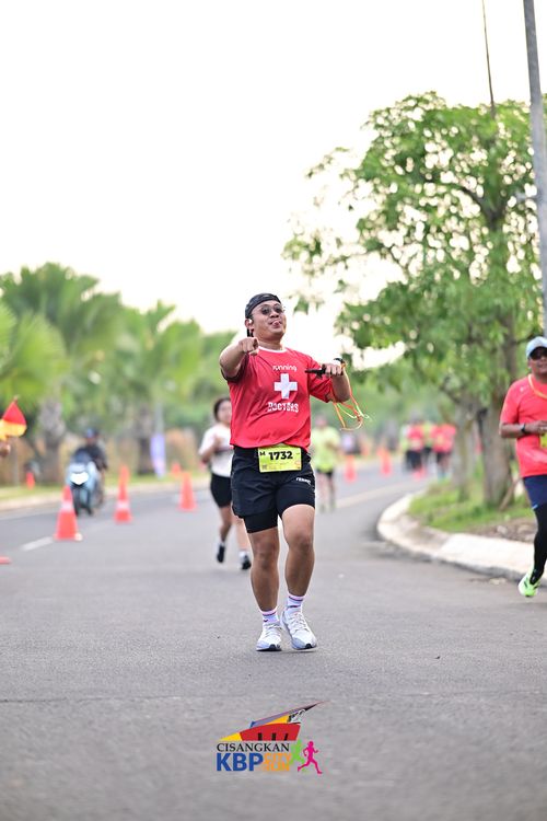 Race photo from CISANGKAN KBP CITY RUN 2025