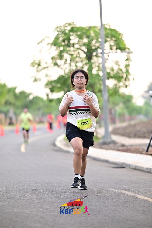 Race photo from CISANGKAN KBP CITY RUN 2025