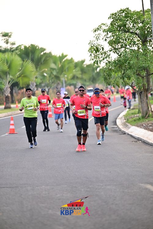 Race photo from CISANGKAN KBP CITY RUN 2025