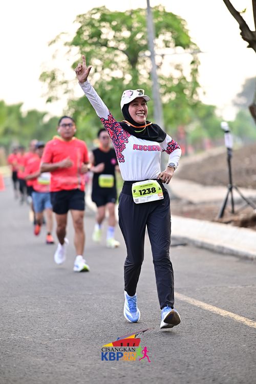 Race photo from CISANGKAN KBP CITY RUN 2025