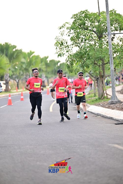 Race photo from CISANGKAN KBP CITY RUN 2025