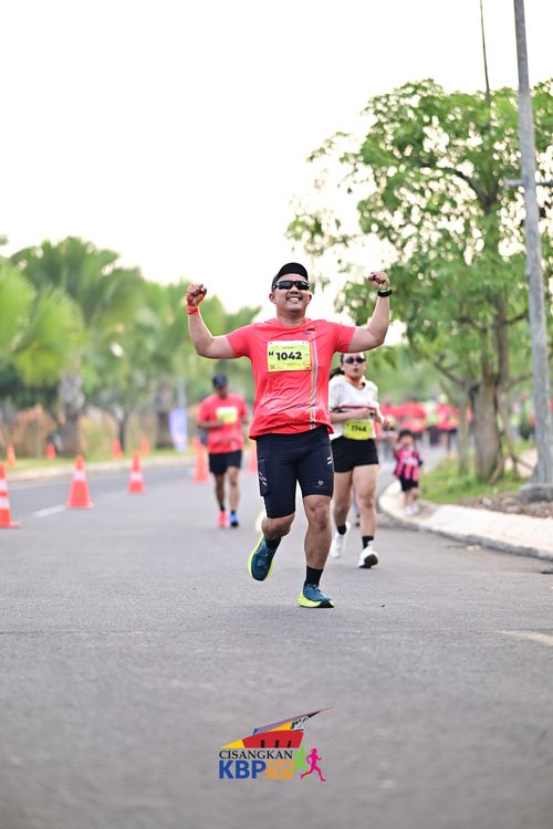 Race photo from CISANGKAN KBP CITY RUN 2025