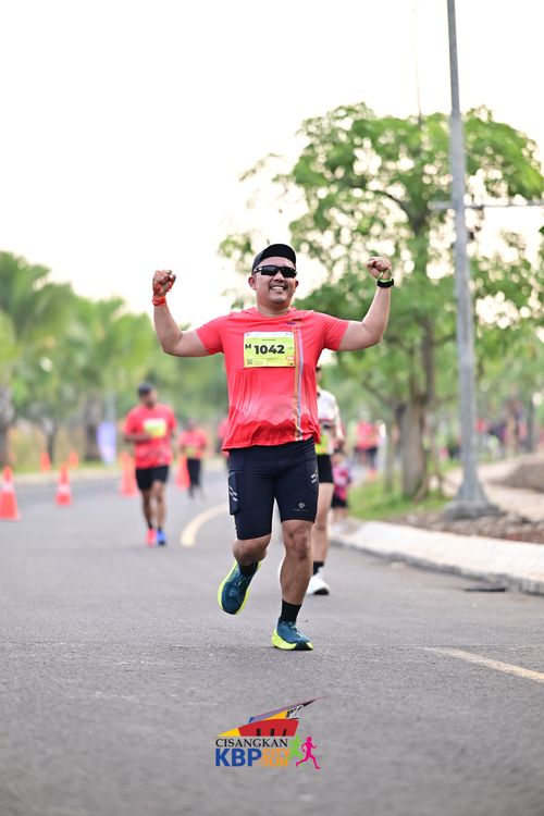Race photo from CISANGKAN KBP CITY RUN 2025