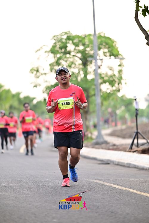 Race photo from CISANGKAN KBP CITY RUN 2025