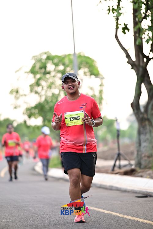 Race photo from CISANGKAN KBP CITY RUN 2025