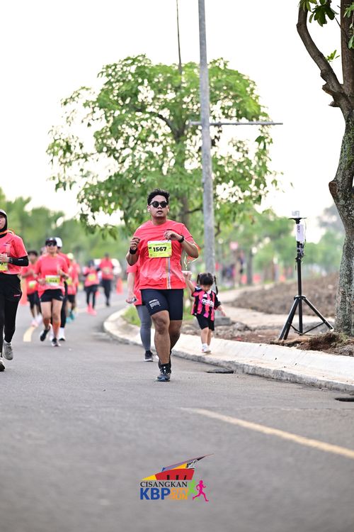 Race photo from CISANGKAN KBP CITY RUN 2025