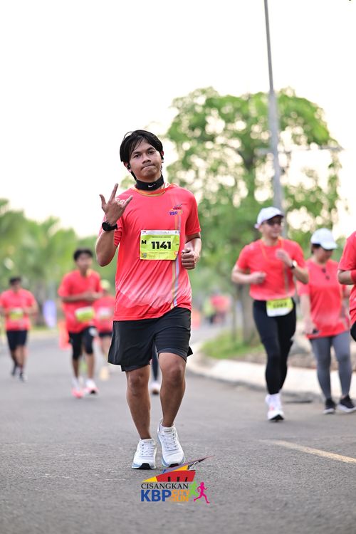 Race photo from CISANGKAN KBP CITY RUN 2025