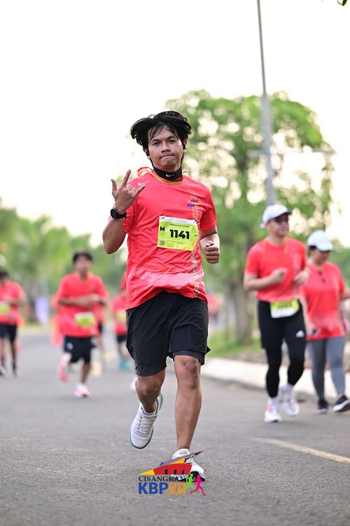 Race photo from CISANGKAN KBP CITY RUN 2025