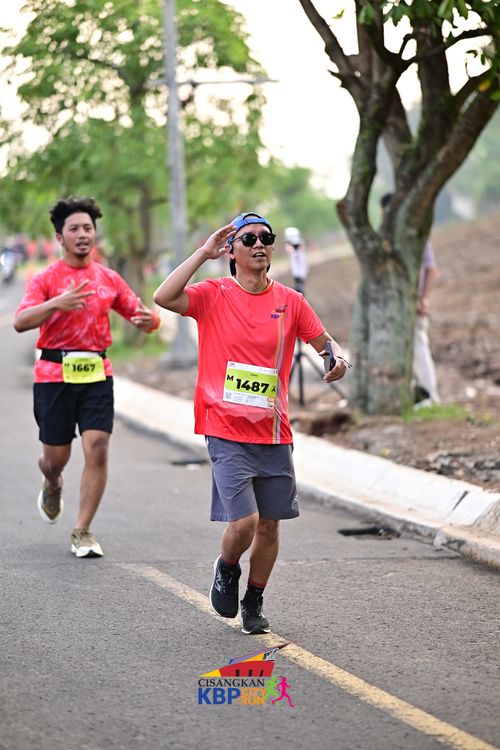Race photo from CISANGKAN KBP CITY RUN 2025