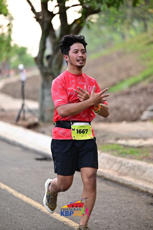 Race photo from CISANGKAN KBP CITY RUN 2025