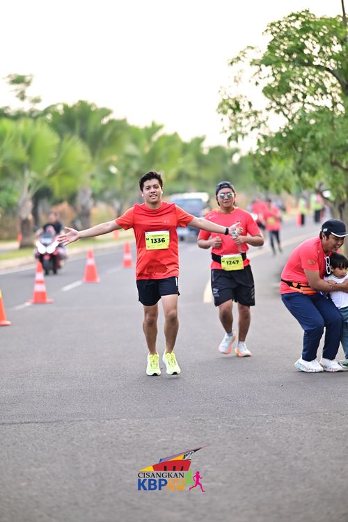 Race photo from CISANGKAN KBP CITY RUN 2025