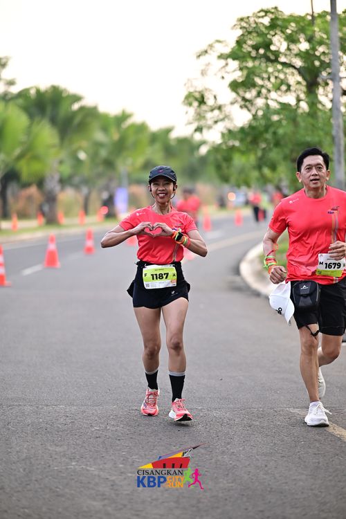 Race photo from CISANGKAN KBP CITY RUN 2025