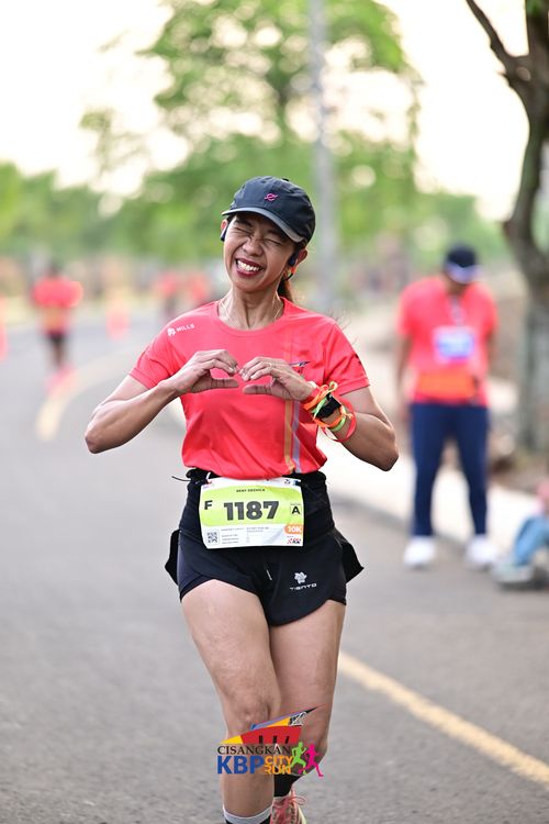 Race photo from CISANGKAN KBP CITY RUN 2025
