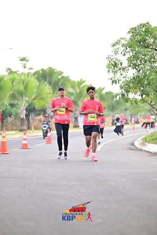 Race photo from CISANGKAN KBP CITY RUN 2025