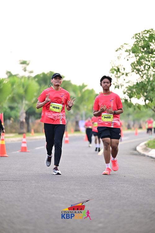 Race photo from CISANGKAN KBP CITY RUN 2025