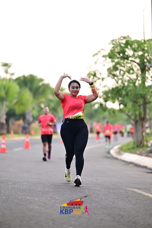 Race photo from CISANGKAN KBP CITY RUN 2025