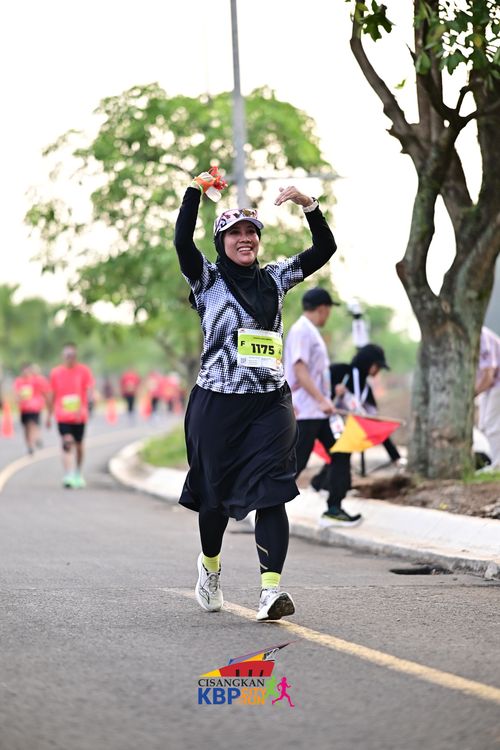 Race photo from CISANGKAN KBP CITY RUN 2025