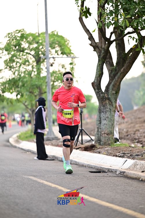Race photo from CISANGKAN KBP CITY RUN 2025