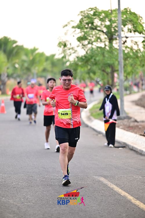 Race photo from CISANGKAN KBP CITY RUN 2025