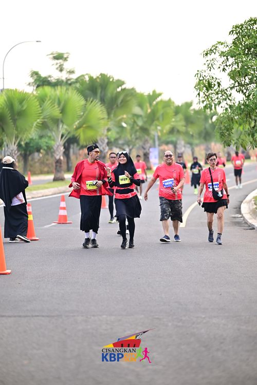 Race photo from CISANGKAN KBP CITY RUN 2025