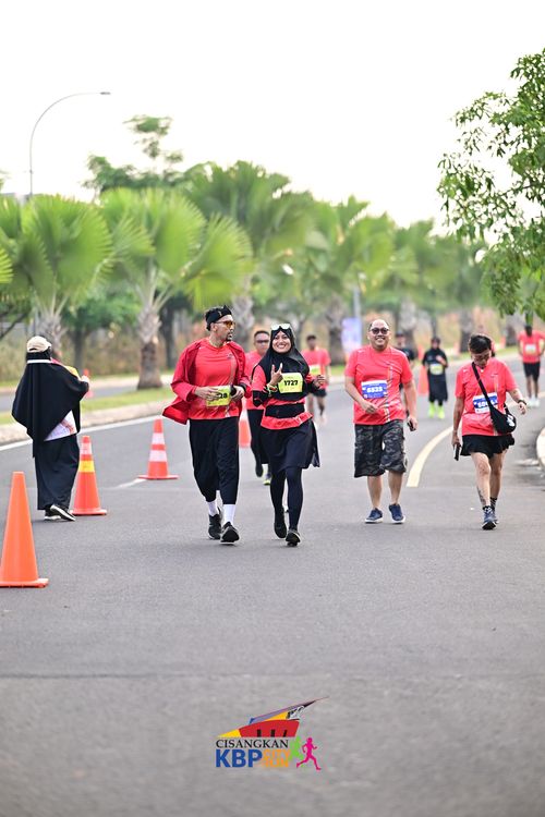 Race photo from CISANGKAN KBP CITY RUN 2025