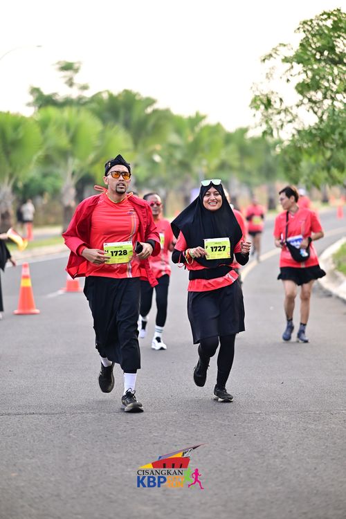 Race photo from CISANGKAN KBP CITY RUN 2025