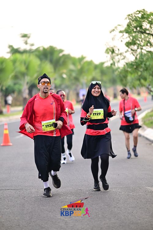Race photo from CISANGKAN KBP CITY RUN 2025
