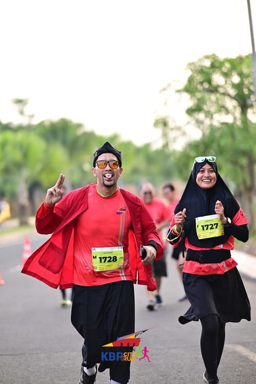 Race photo from CISANGKAN KBP CITY RUN 2025