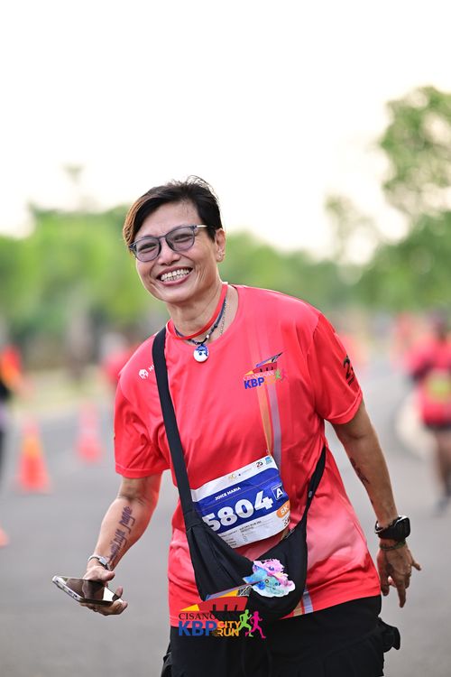Race photo from CISANGKAN KBP CITY RUN 2025