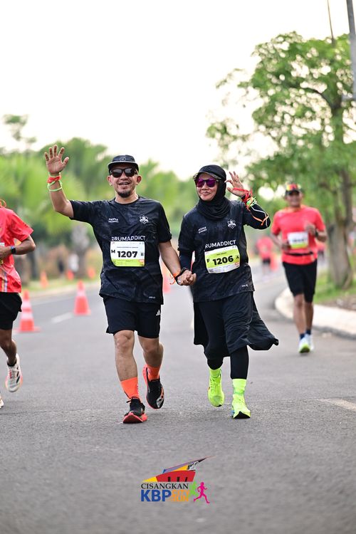 Race photo from CISANGKAN KBP CITY RUN 2025