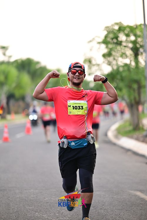 Race photo from CISANGKAN KBP CITY RUN 2025
