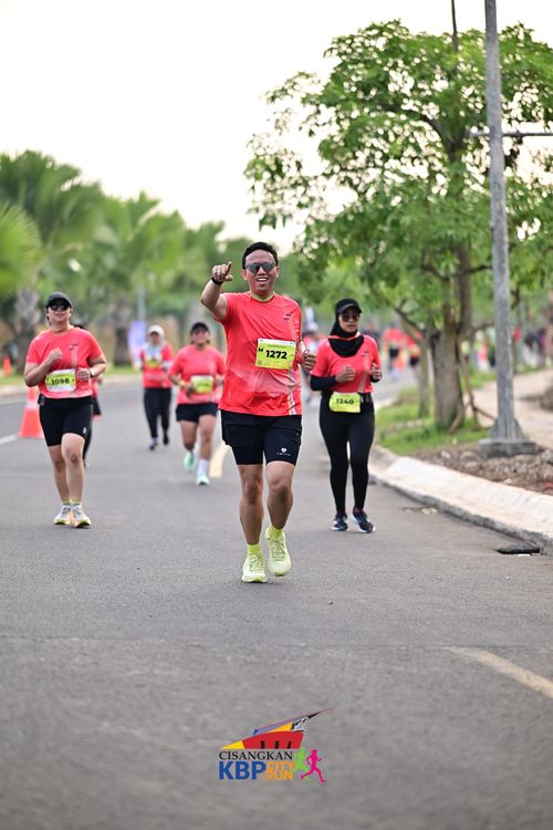 Race photo from CISANGKAN KBP CITY RUN 2025