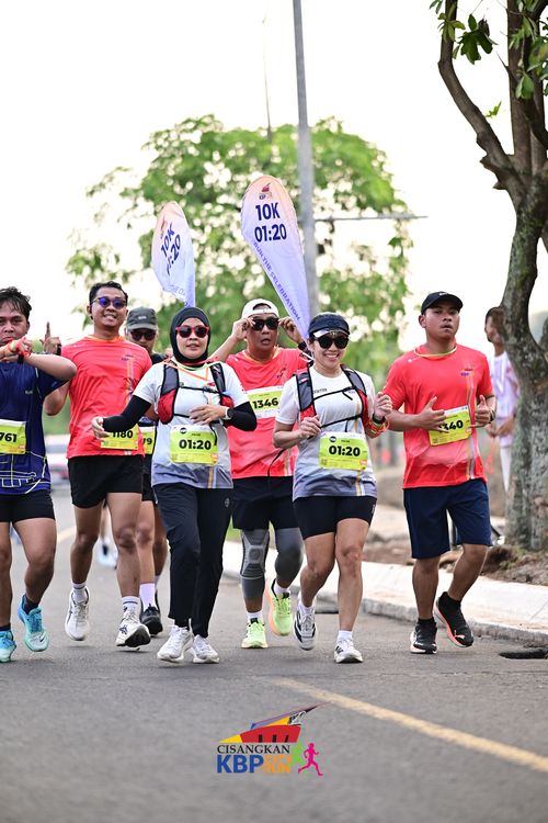 Race photo from CISANGKAN KBP CITY RUN 2025