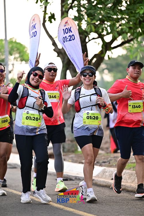 Race photo from CISANGKAN KBP CITY RUN 2025