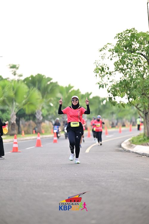 Race photo from CISANGKAN KBP CITY RUN 2025