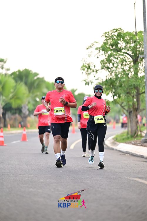 Race photo from CISANGKAN KBP CITY RUN 2025