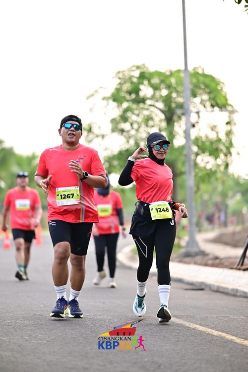 Race photo from CISANGKAN KBP CITY RUN 2025