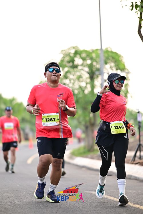 Race photo from CISANGKAN KBP CITY RUN 2025