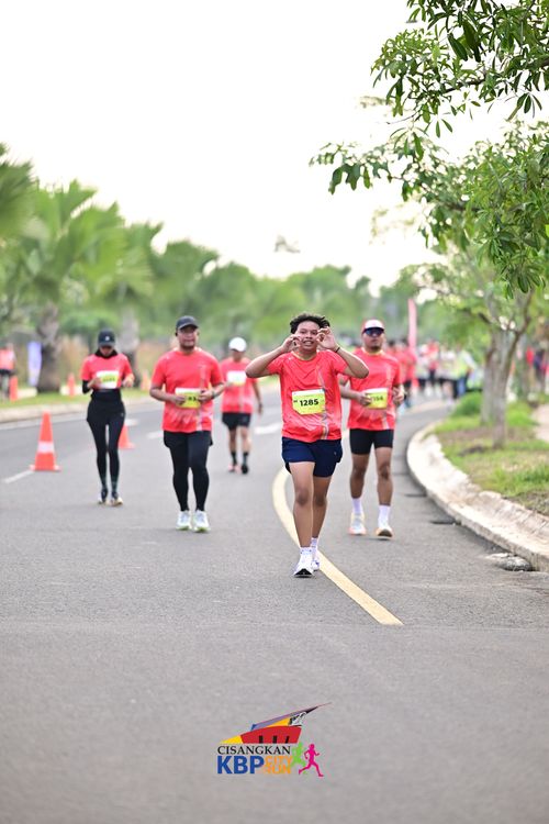 Race photo from CISANGKAN KBP CITY RUN 2025