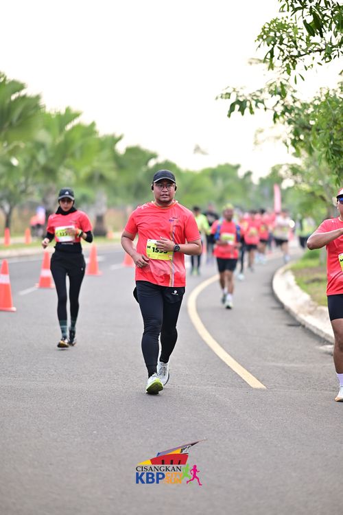 Race photo from CISANGKAN KBP CITY RUN 2025
