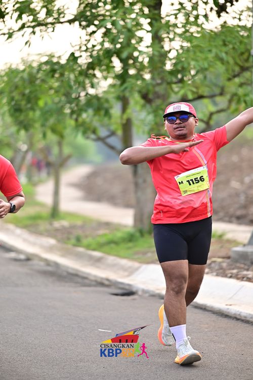 Race photo from CISANGKAN KBP CITY RUN 2025