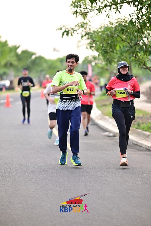 Race photo from CISANGKAN KBP CITY RUN 2025