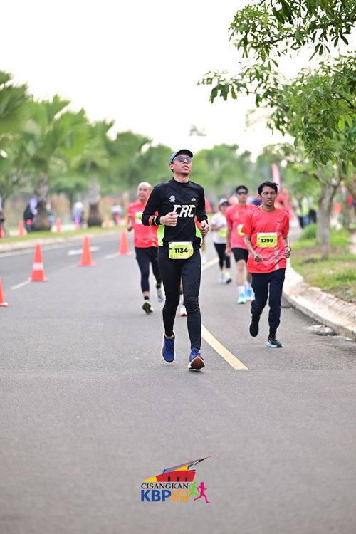 Race photo from CISANGKAN KBP CITY RUN 2025