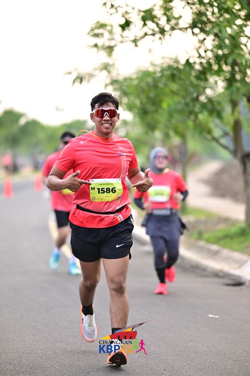 Race photo from CISANGKAN KBP CITY RUN 2025