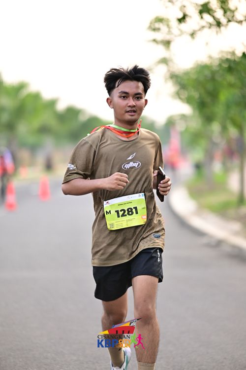 Race photo from CISANGKAN KBP CITY RUN 2025