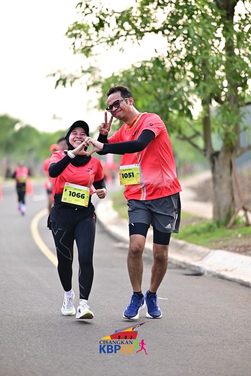 Race photo from CISANGKAN KBP CITY RUN 2025